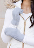 Plush Fur Lined Mittens