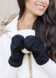 Plush Fur Lined Mittens