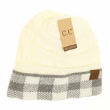 Buffalo Check Knit Beanie