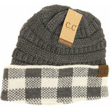 Buffalo Check Knit Beanie