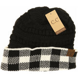 Buffalo Check Knit Beanie
