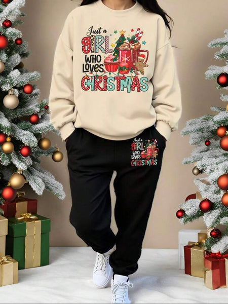 Just A Girl Graphic 2pc Set