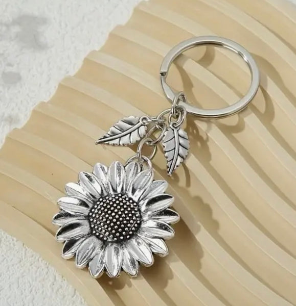 Sunflower Key Ring