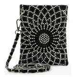 Rhinestone Flower Crossbody