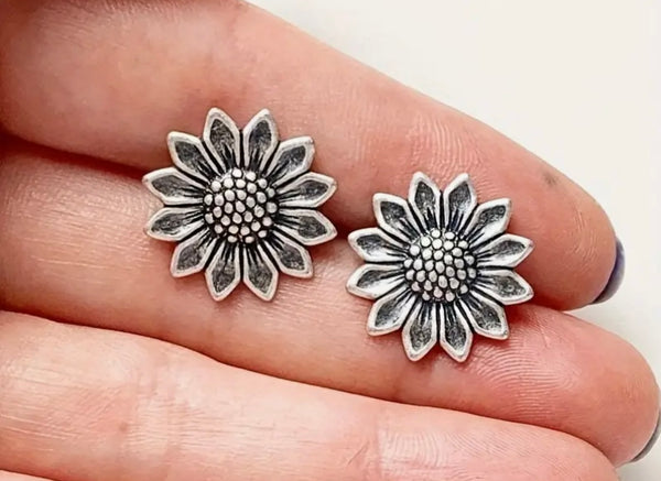 Sunflower Stud Earring