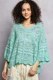 POL Aqua Knit Top