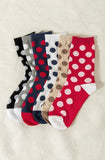 Polka Dot Socks Asst