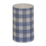 Blue Gingham Timer Pillar