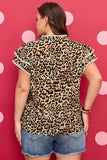 Cheetah Lady Top