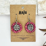 Bead Flower Earring