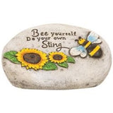 Mini Bee Garden Rock