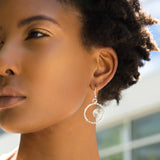 Earrings - Small Spiral in Hoop