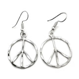 Earrings Peace Sign