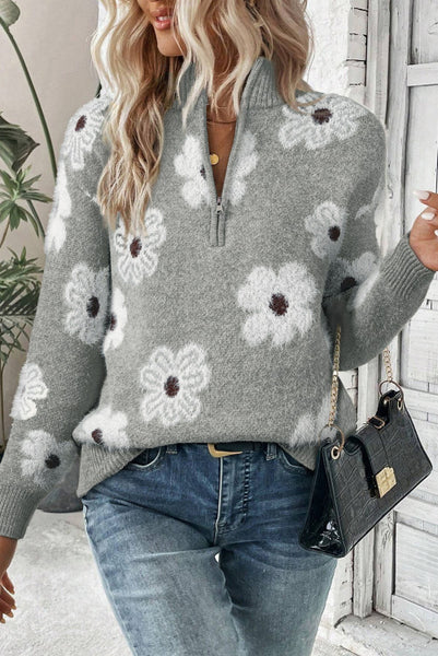 Daisy Mae Gray Sweater