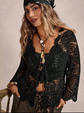 Bohemian Tie Cardi