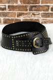 Black Retro Belt