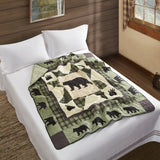 Bear Star Throw
