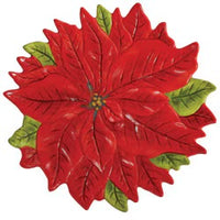 POINSETTIA SALAD PLATE