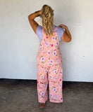 Pink Overalls 1X