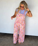 Pink Overalls 1X