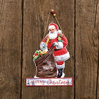 Santa Vintage Sign