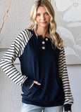 Navy Gal Top