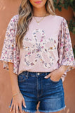 Pink Flower Top