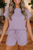 Purple Short Set