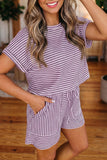 Purple Short Set