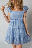 Blue Floral Dress