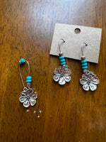 Flower turquoise Earrings