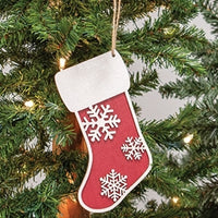 Stocking Glitter Ornament