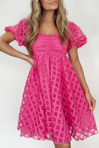 Pink Weave Dress