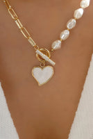 Heart/Pearl Necklace