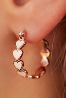 White Heart Shape Earrings