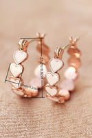 White Heart Shape Earrings