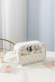 Checkered Make Up Bag