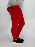 Red Leggins W/Pockets TL