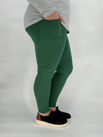 Pine Green Leggings w/pockets TL