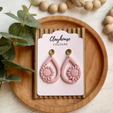 Flower  Clay Earring