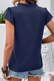 blue lace top