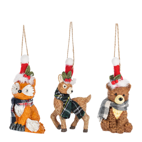 Woodland Wonder - Santa Hat Orn