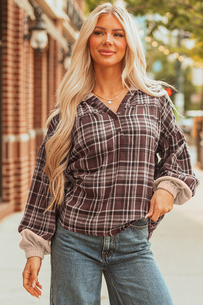 PLAID GIRL HOODIE