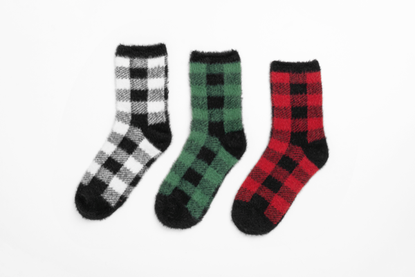 Holiday Plaid Socks