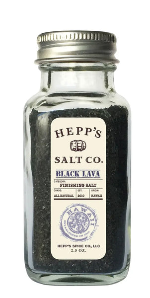 Hepps 2.5oz Black Lava Sea Salt