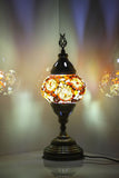 Turkish Moroccan Mosaic Glass Lamp