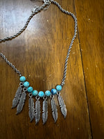 feather necklace