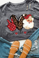 Santa Tee Peace Love