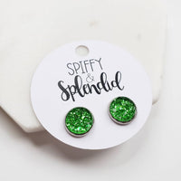 Earring Druzy Stud 10mm