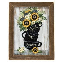 Sunflower Plaque